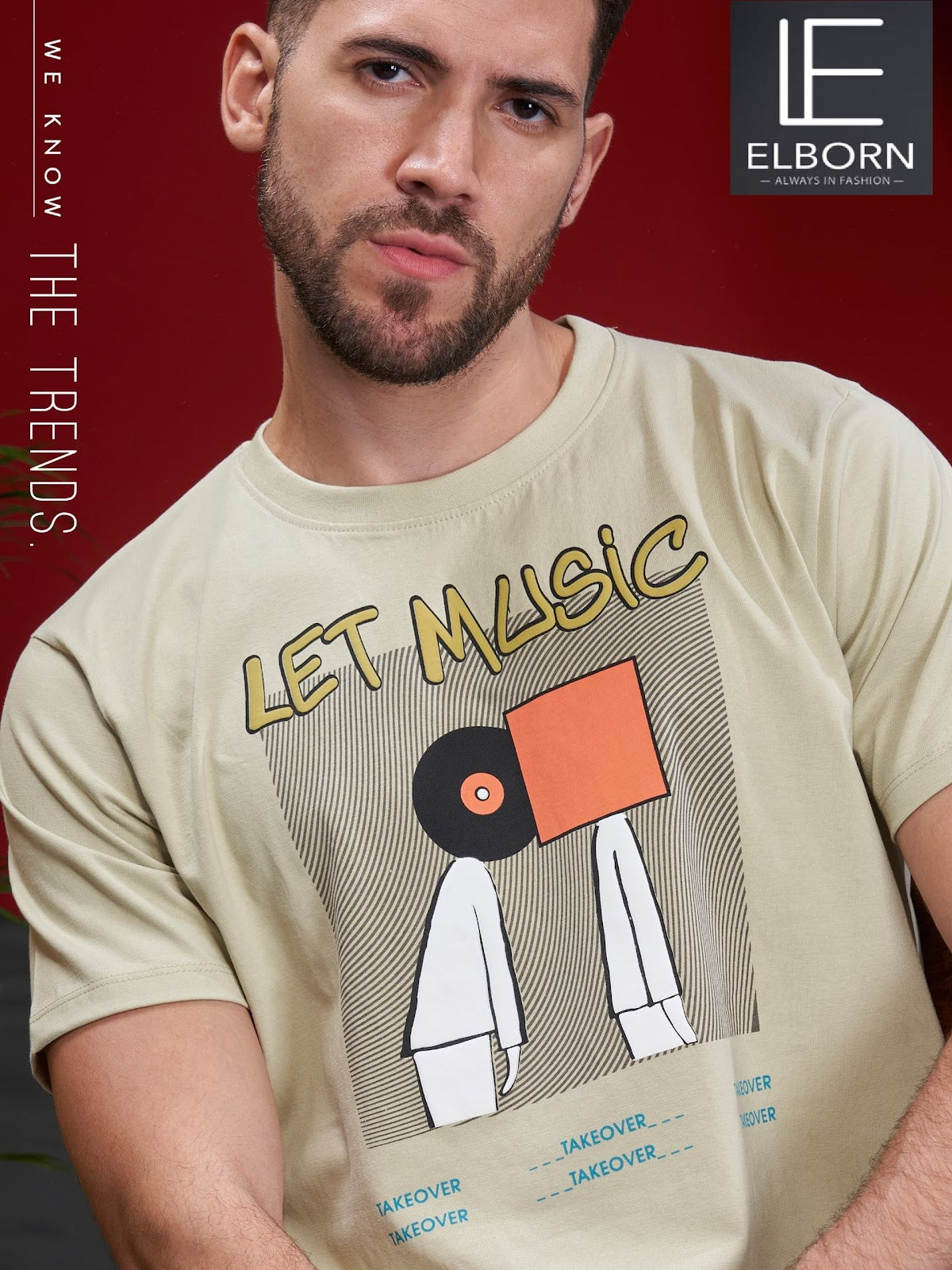 Eb-Kx-1370 Elborn Biowash Mens Tshirts Wholesale Rate