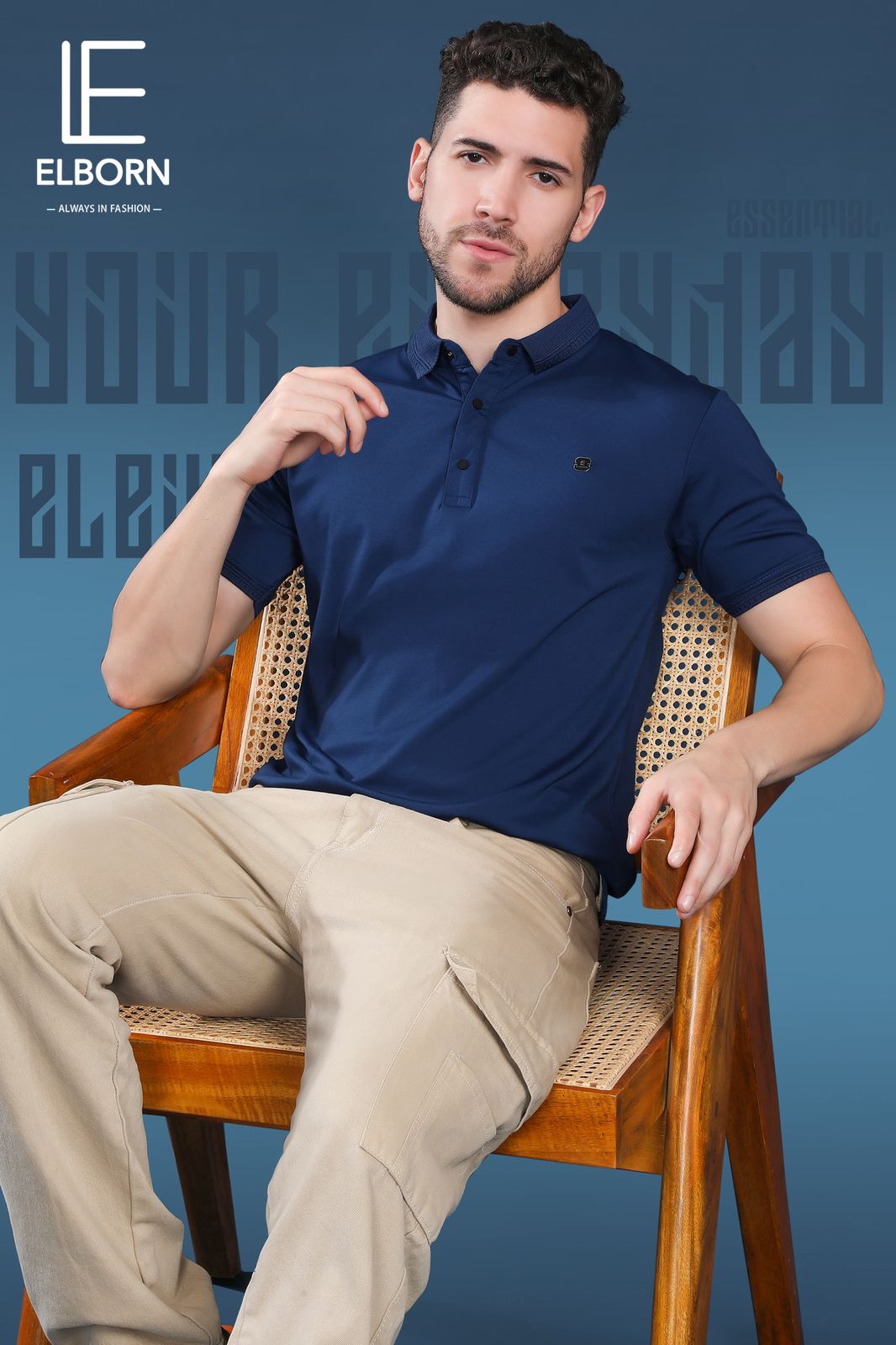 Eb-La-1385 Elborn Tencil Lycra Mens Tshirts Exporter Ahmedabad