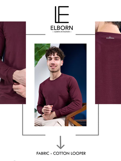 Eb-Ng-2845 Elborn Cotton Looper Mens Tshirts Manufacturer Gujarat