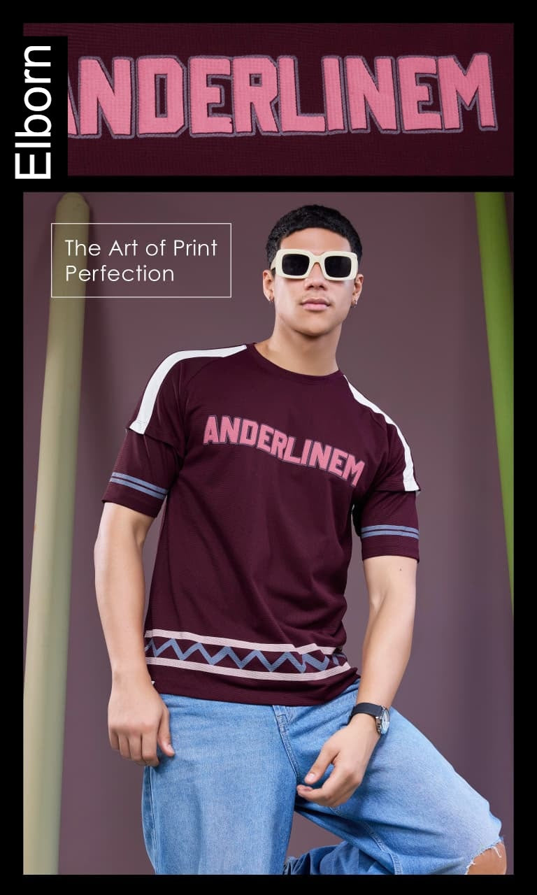Eb-Wp-2890 Oversize Elborn Imported Mens Tshirts Wholesaler India