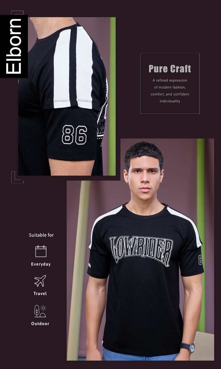 Eb-Wp-2890 Oversize Elborn Imported Mens Tshirts Wholesaler India