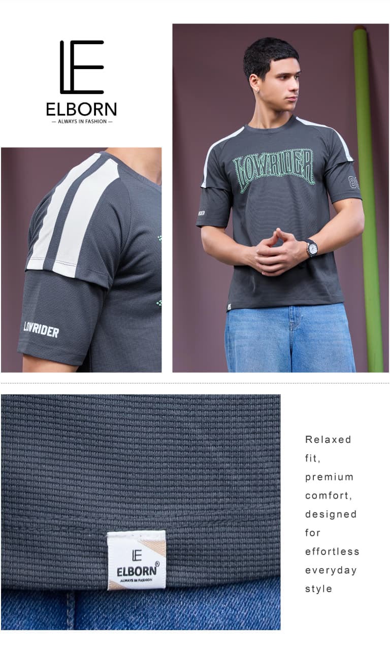 Eb-Wp-2890 Oversize Elborn Imported Mens Tshirts Wholesaler India