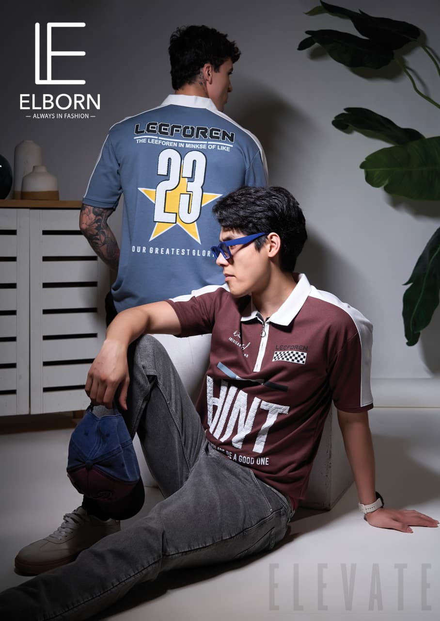 Eb-Yc-3085 Elborn Interlock Mens Tshirts Exporter India