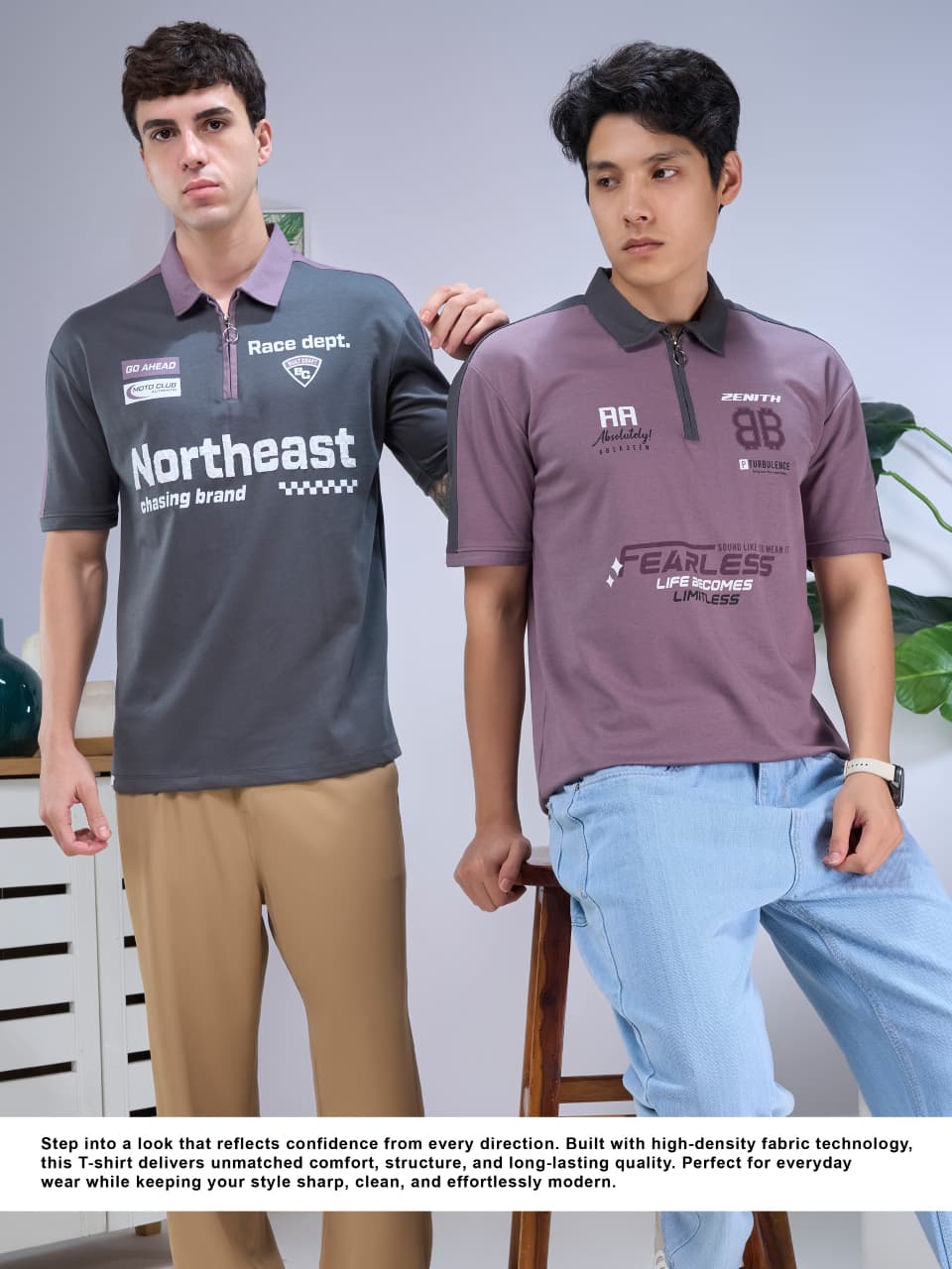 Eb-Yc-3085 Elborn Interlock Mens Tshirts Exporter India
