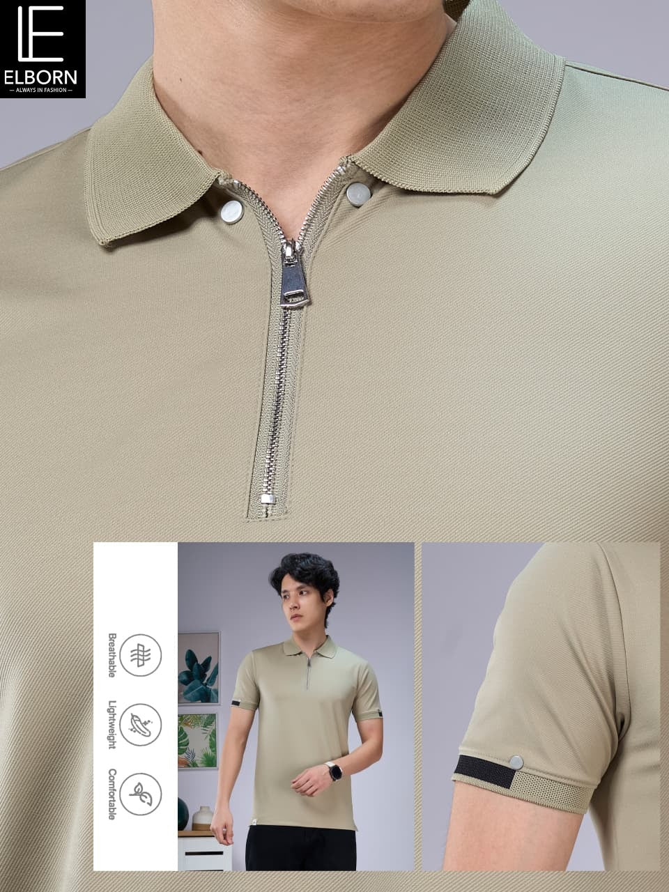 Eb-Ye-3095 Elborn Imported Mens Tshirts Exporter Gujarat