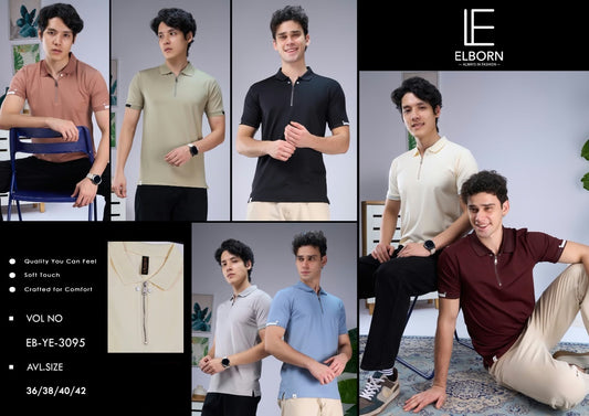 Eb-Ye-3095 Elborn Imported Mens Tshirts Exporter Gujarat