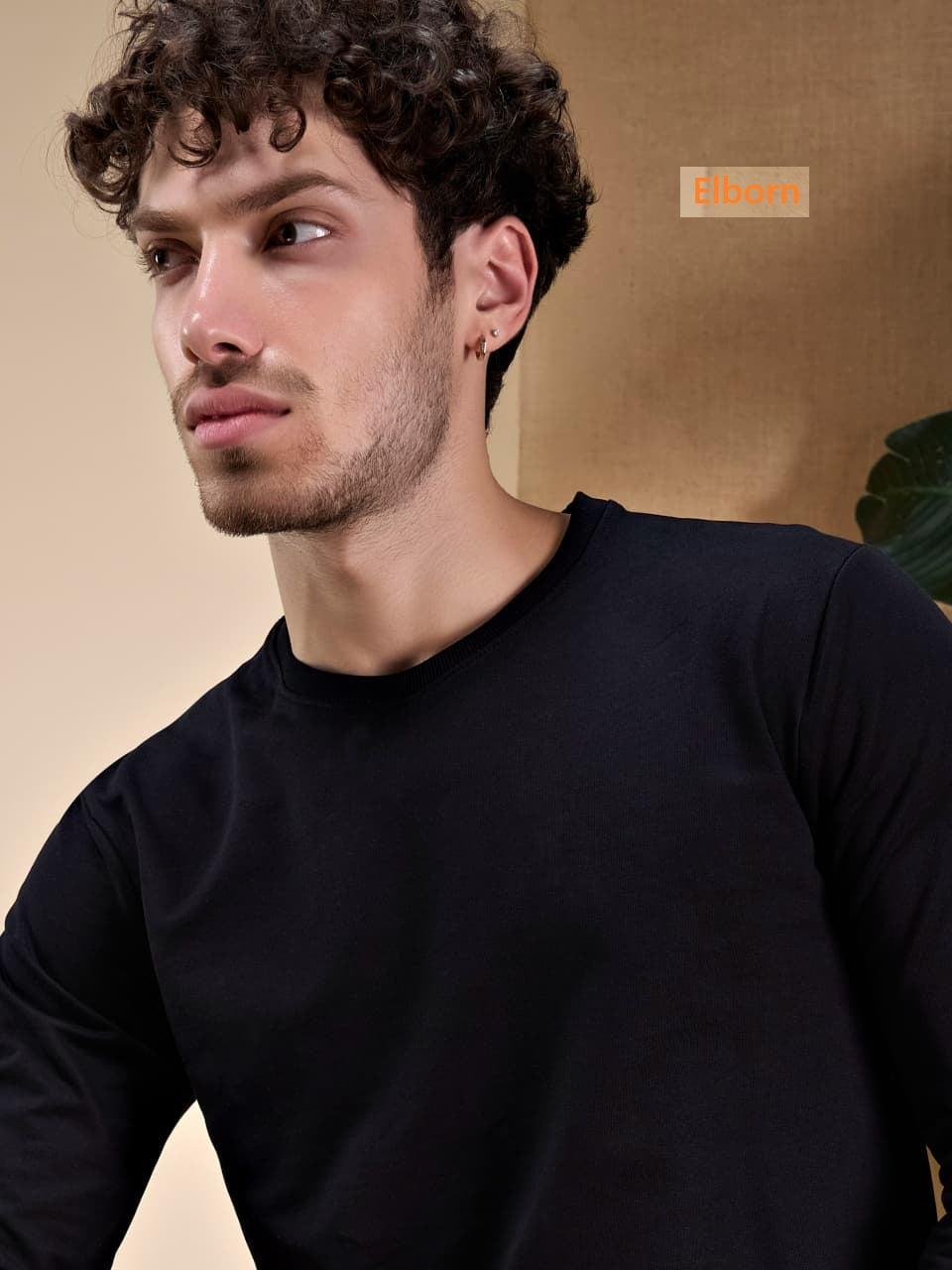 Eb-Yz-3200 Rib Elborn Cotton Looper Mens Tshirts Supplier Gujarat