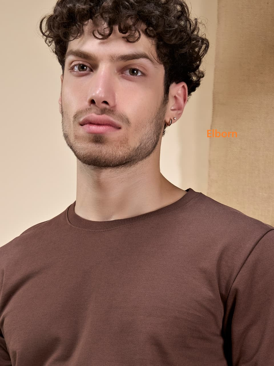 Eb-Yz-3200 Rib Elborn Cotton Looper Mens Tshirts Supplier Gujarat