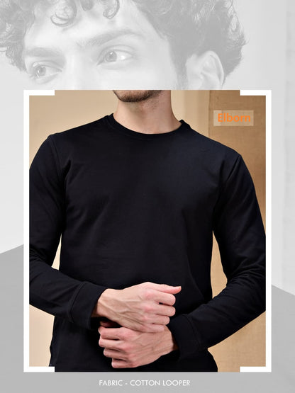Eb-Yz-3200 Rib Elborn Cotton Looper Mens Tshirts Supplier Gujarat