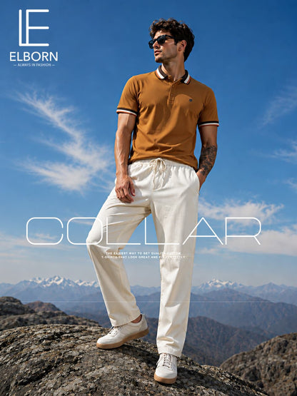 Eb-Zk-3255 Elborn Interlock Mens Tshirts Wholesaler