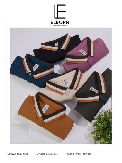 Eb-Zk-3255 Elborn Interlock Mens Tshirts Wholesaler