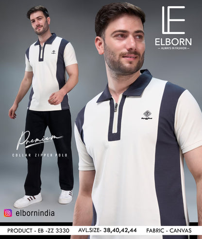 Eb-Zz-3330 Cut N Sew Elborn Canvas Mens Tshirts Manufacturer Gujarat