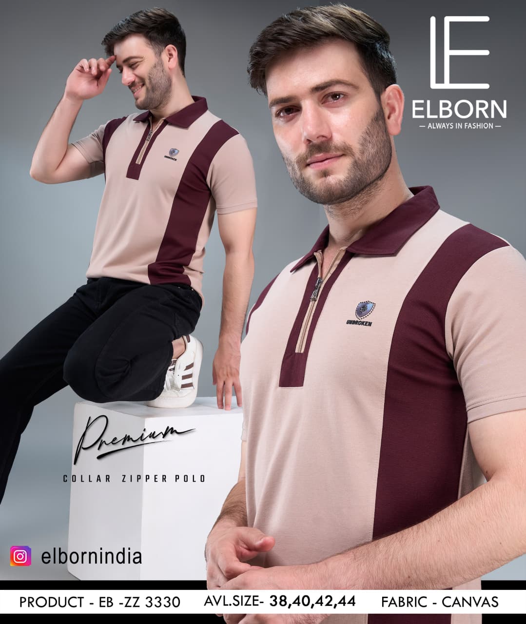 Eb-Zz-3330 Cut N Sew Elborn Canvas Mens Tshirts Manufacturer Gujarat