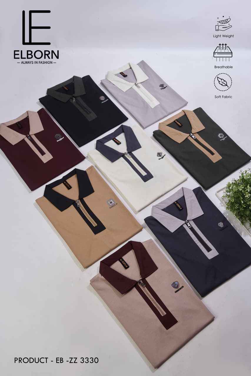 Eb-Zz-3330 Cut N Sew Elborn Canvas Mens Tshirts Manufacturer Gujarat