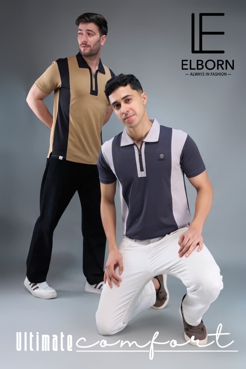 Eb-Zz-3330 Cut N Sew Elborn Canvas Mens Tshirts Manufacturer Gujarat