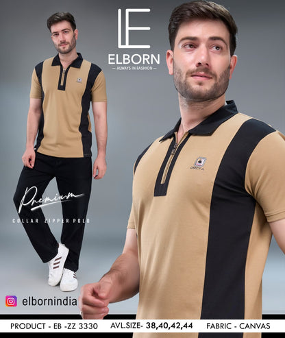 Eb-Zz-3330 Cut N Sew Elborn Canvas Mens Tshirts Manufacturer Gujarat