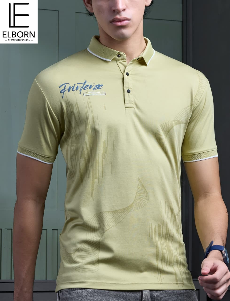 Eb 3035 Elborn Tencil Lycra Mens Tshirts Exporter Ahmedabad