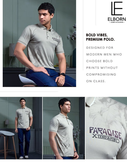 Eb 3035 Elborn Tencil Lycra Mens Tshirts Exporter Ahmedabad