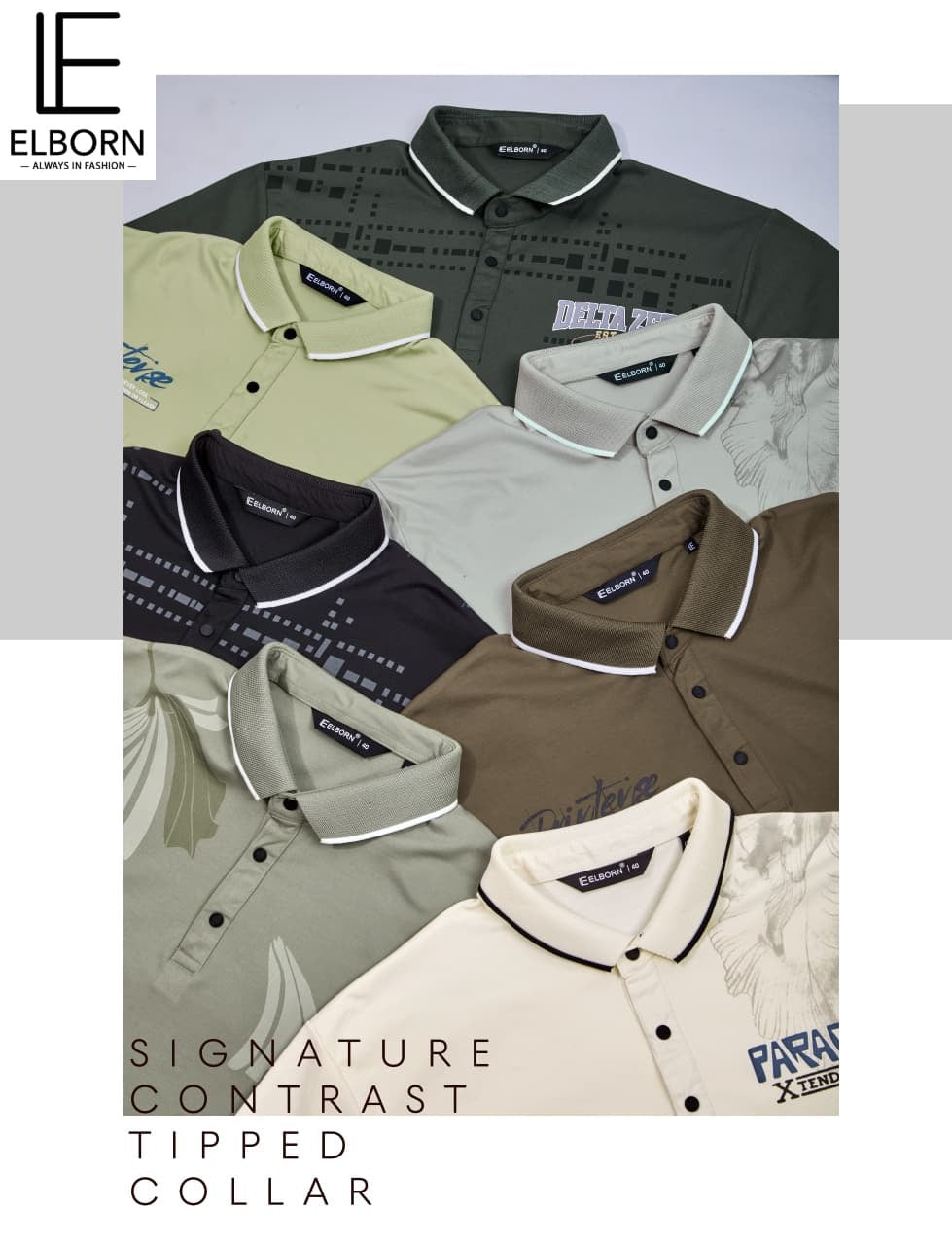 Eb 3035 Elborn Tencil Lycra Mens Tshirts Exporter Ahmedabad
