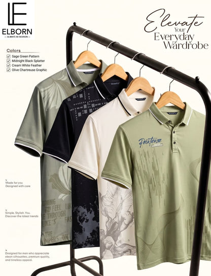 Eb 3035 Elborn Tencil Lycra Mens Tshirts Exporter Ahmedabad
