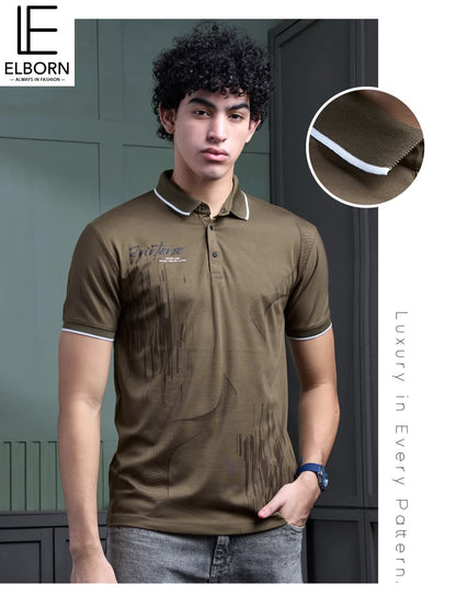 Eb 3035 Elborn Tencil Lycra Mens Tshirts Exporter Ahmedabad