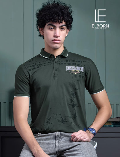 Eb 3035 Elborn Tencil Lycra Mens Tshirts Exporter Ahmedabad