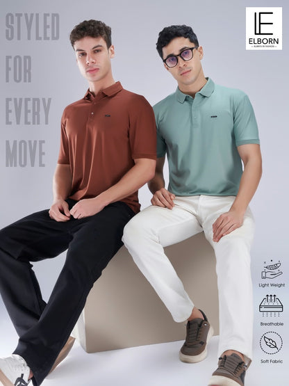 Eb Ag 3365 Elborn Tencil Lycra Mens Tshirts Exporter Gujarat