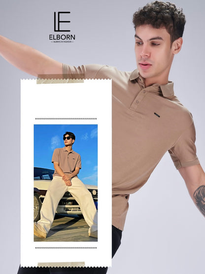 Eb Ag 3365 Elborn Tencil Lycra Mens Tshirts Exporter Gujarat