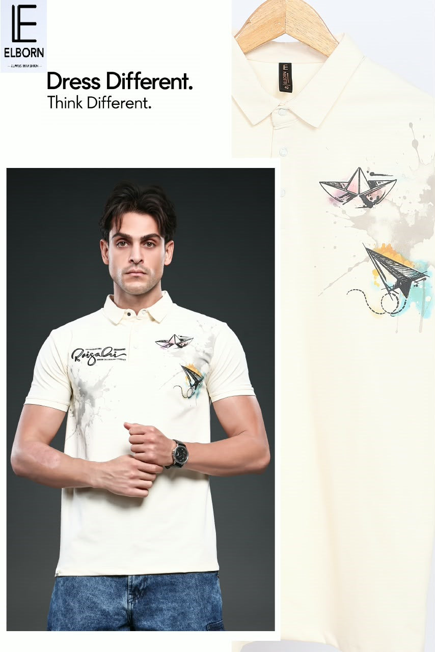 Eb Ba 3465 Elborn Imported Mens Tshirts Exporter Gujarat