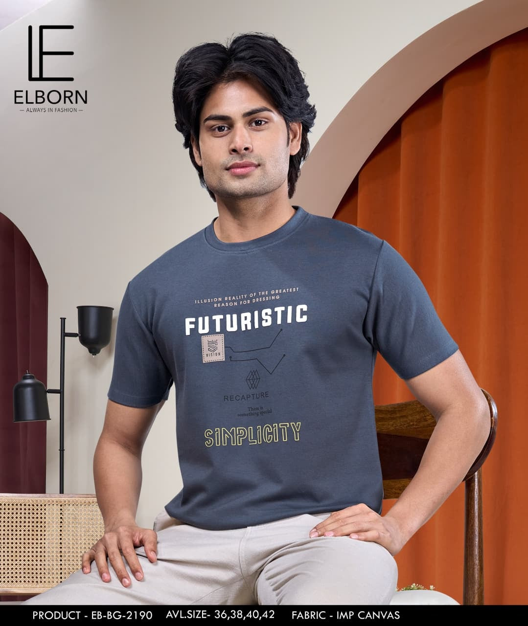 Eb Bg 2190 Elborn Imported Mens Tshirts Wholesaler