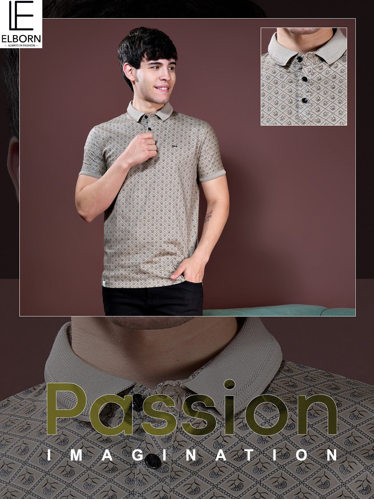 Eb Mf 1540 Elborn Aop Mens Tshirts Exporter India