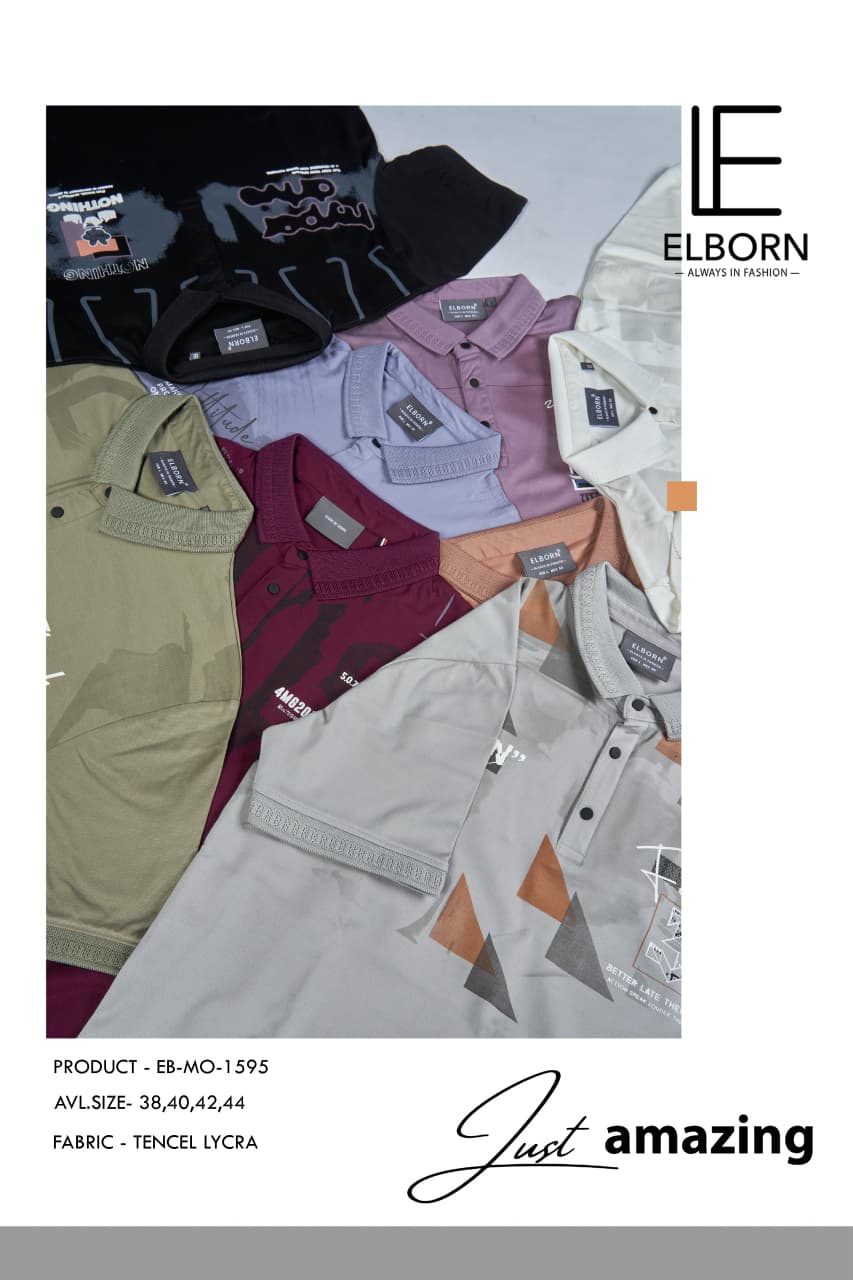 Eb Mo 1595 Elborn Imported Mens Tshirts Wholesaler Ahmedabad