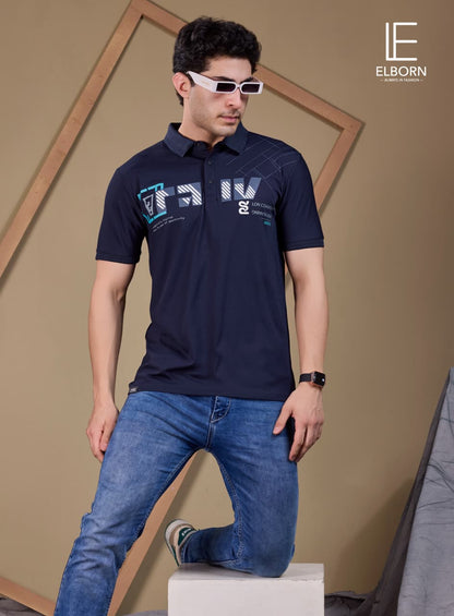 Eb Mr 1600 Elborn Tencil Lycra Mens Tshirts Wholesaler