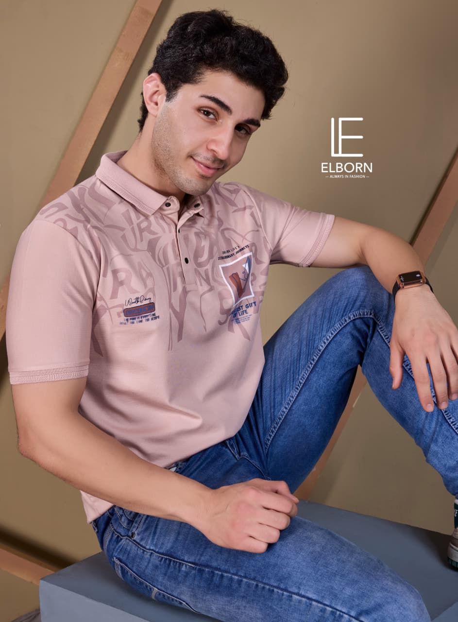 Eb Mr 1600 Elborn Tencil Lycra Mens Tshirts Wholesaler