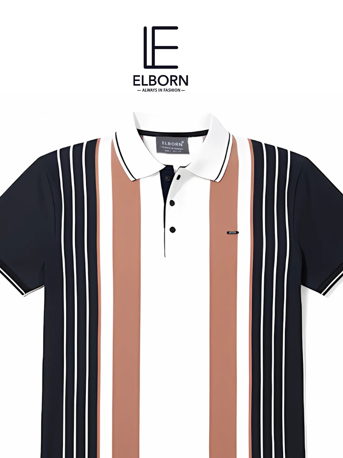 Eb Mv 1620 Elborn Vertical Mens Tshirts Exporter India