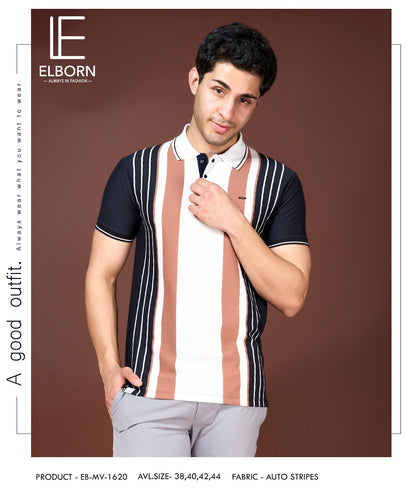 Eb Mv 1620 Elborn Vertical Mens Tshirts Exporter India