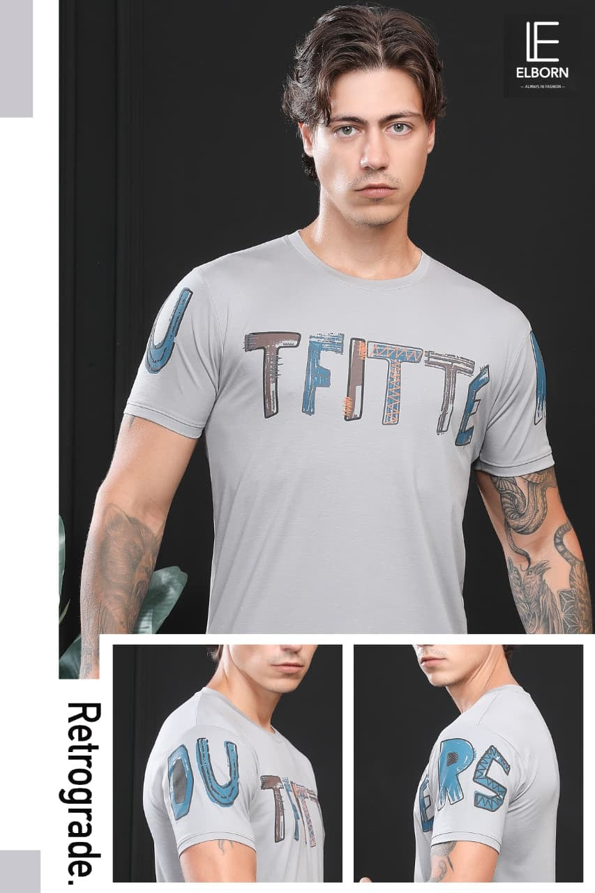 Eb My 1635 Elborn Tencil Lycra Mens Tshirts Wholesaler India