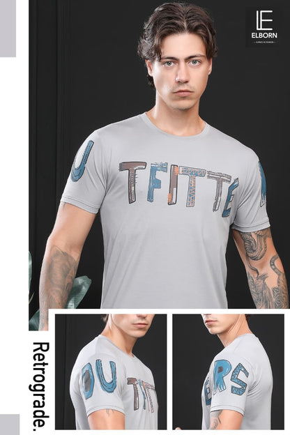Eb My 1635 Elborn Tencil Lycra Mens Tshirts Wholesaler India