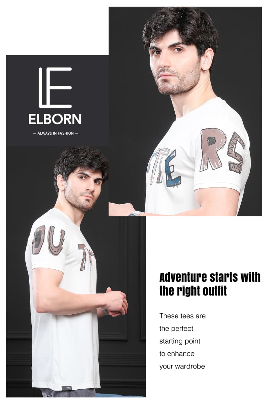 Eb My 1635 Elborn Tencil Lycra Mens Tshirts Wholesaler India