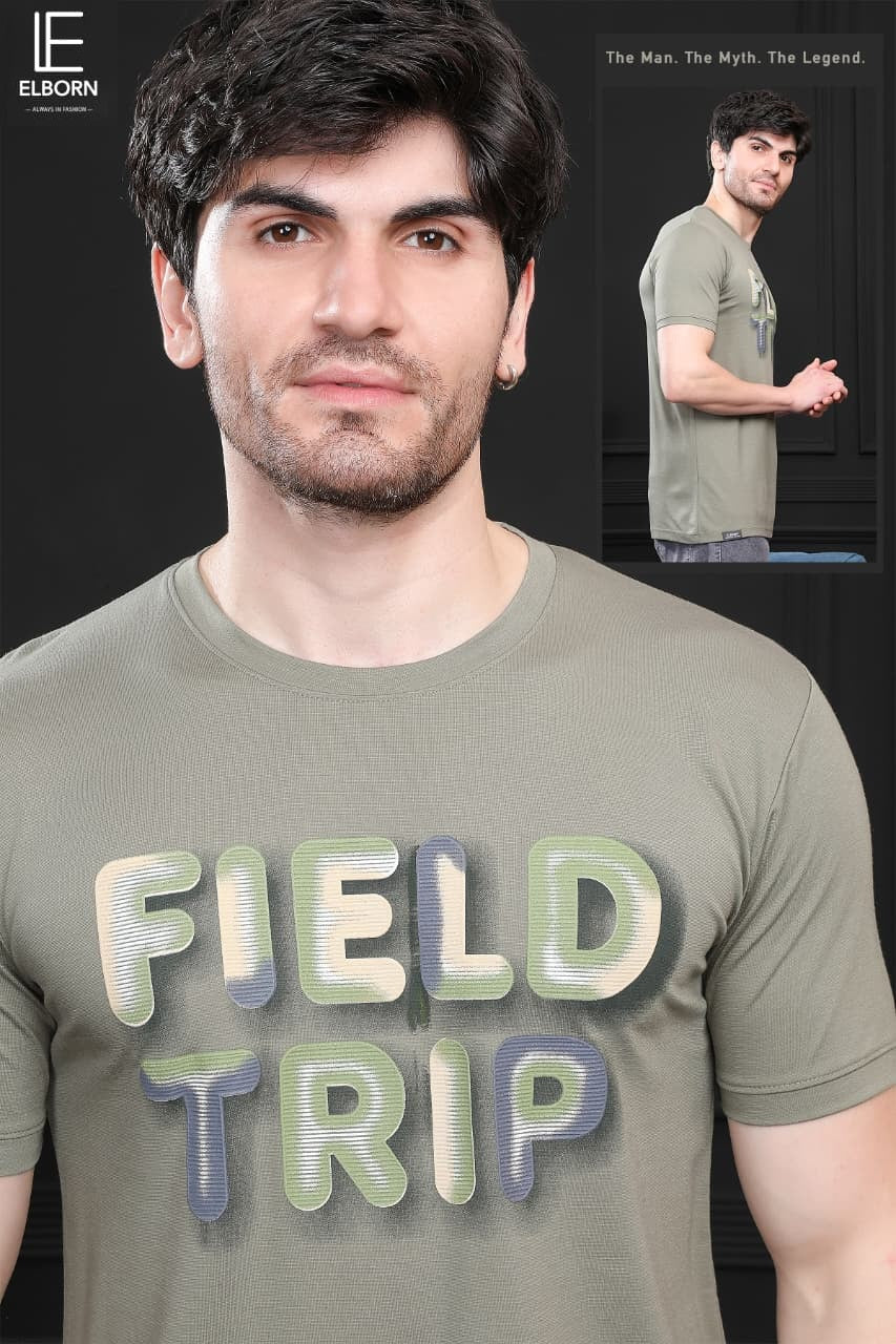 Eb My 1635 Elborn Tencil Lycra Mens Tshirts Wholesaler India