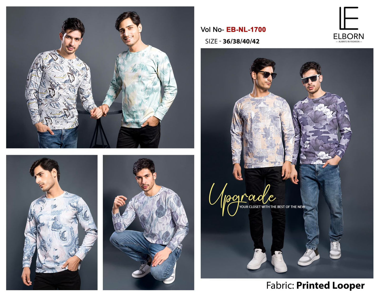 Eb Nl 1700 Elborn Imported Mens Tshirts Manufacturer