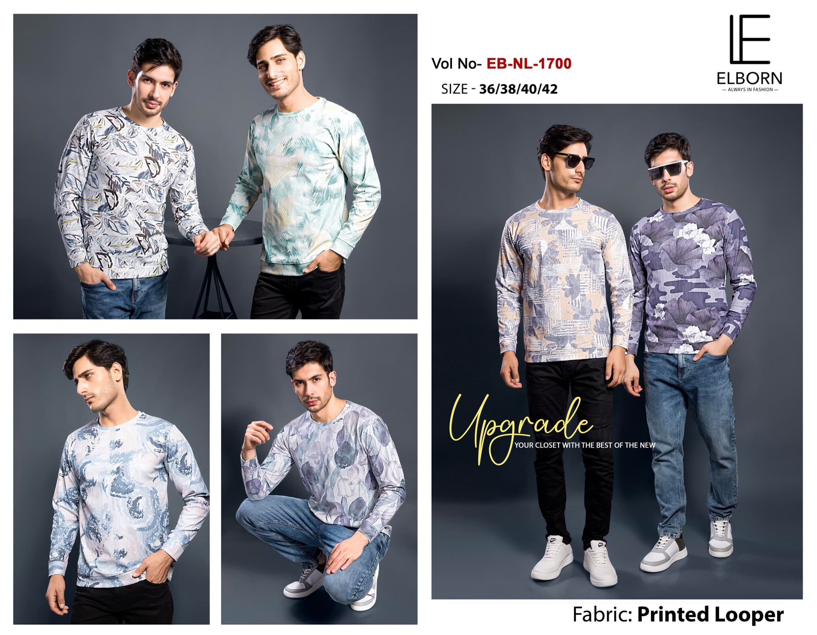 Eb Nl 1700 Elborn Imported Mens Tshirts Manufacturer