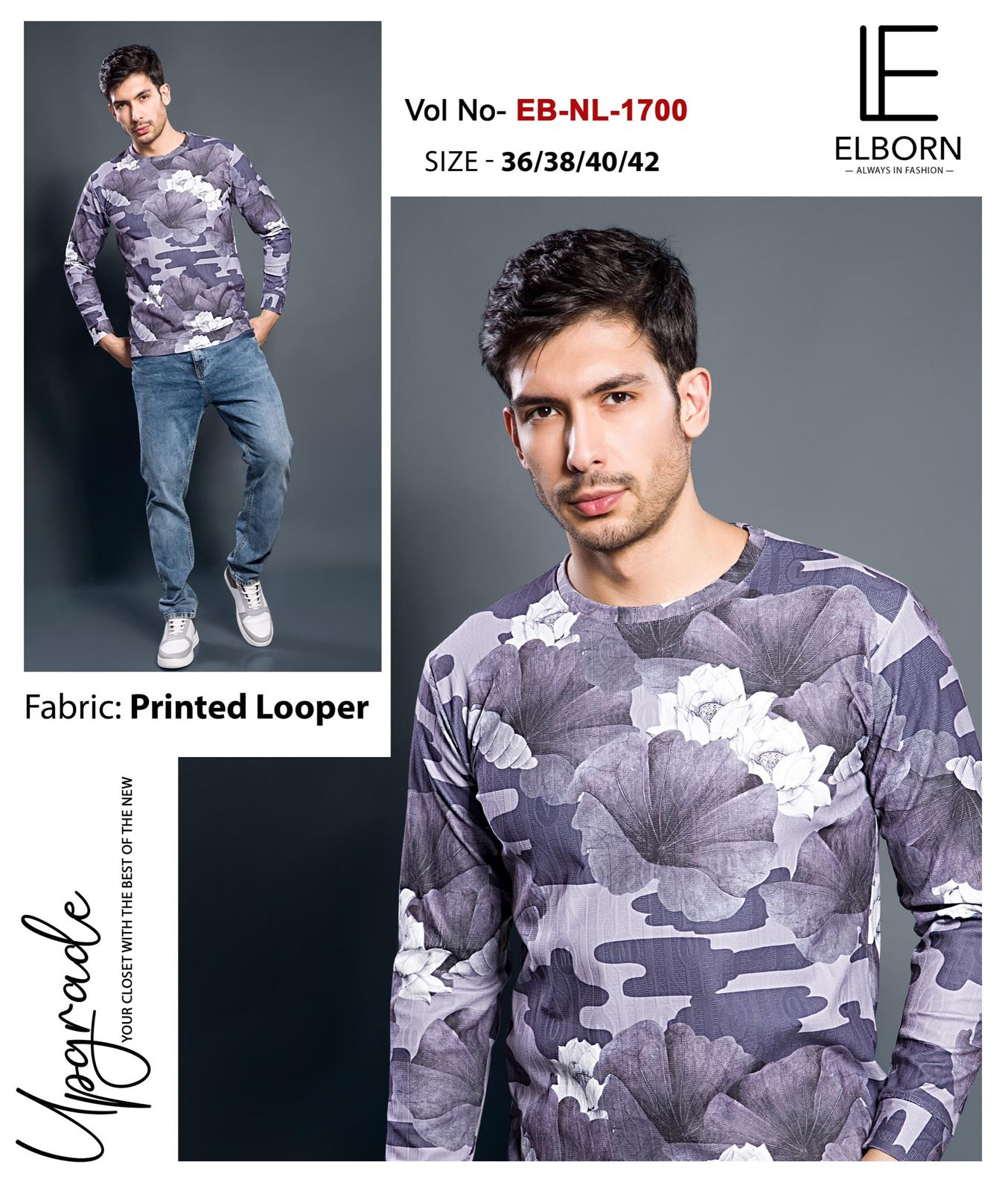 Eb Nl 1700 Elborn Imported Mens Tshirts Manufacturer