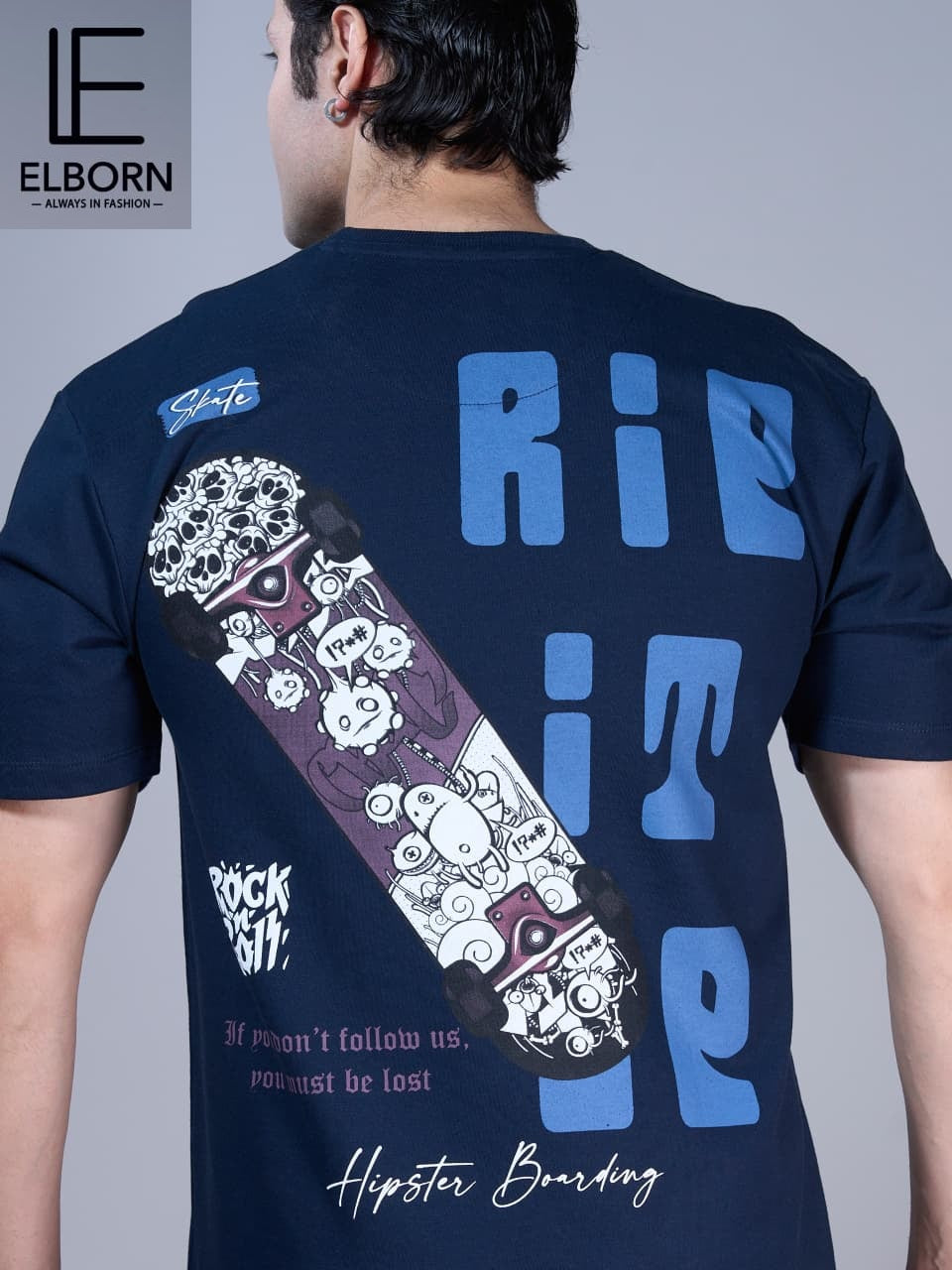 Eb Nw 1755 Elborn Cotton Looper Mens Tshirts Manufacturer Gujarat