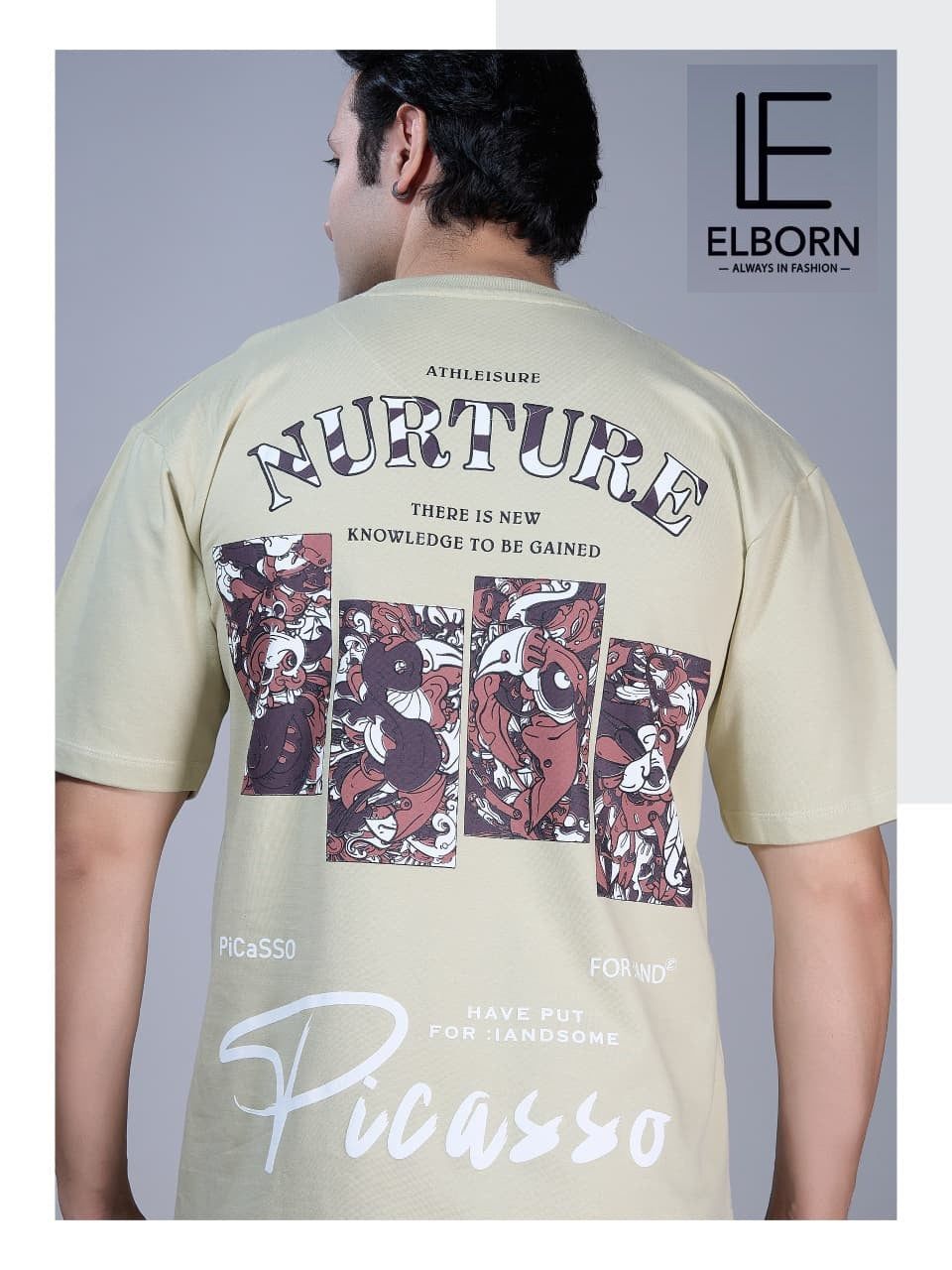 Eb Nw 1755 Elborn Cotton Looper Mens Tshirts Manufacturer Gujarat