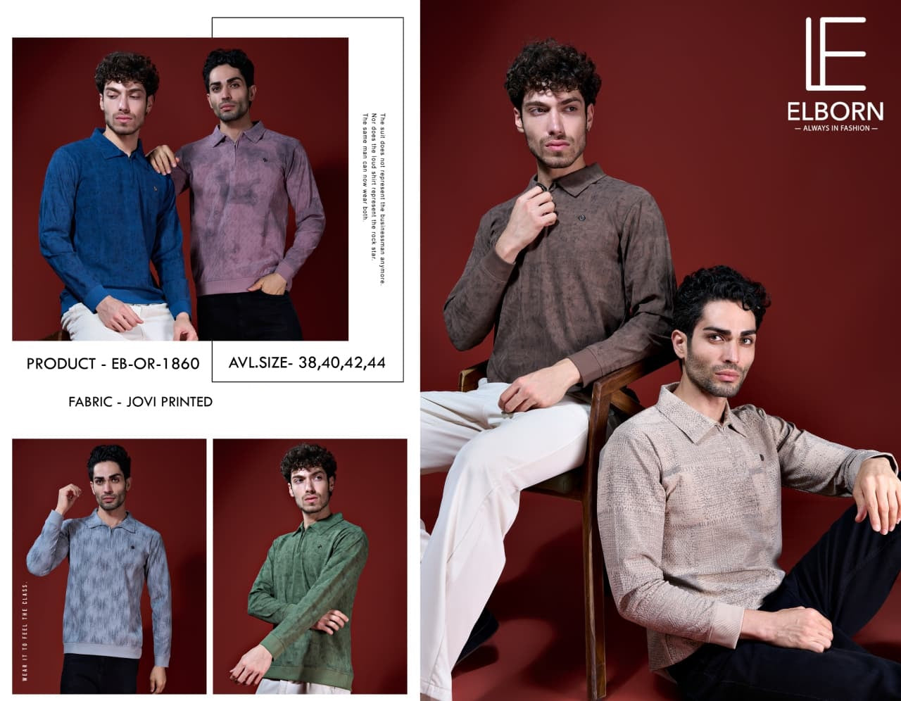 Eb Or 1860 Elborn Aop Mens Tshirts Wholesaler Gujarat