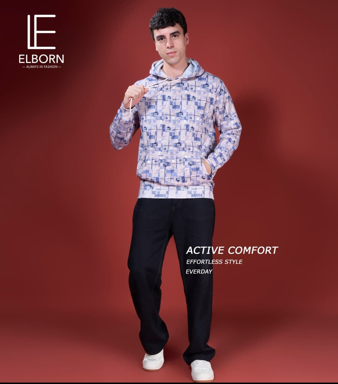 Eb Os 1865 Elborn Loopknit Mens Hoodies Wholesaler India