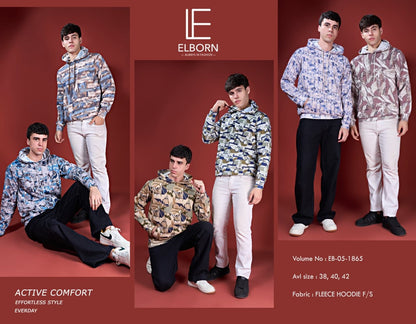 Eb Os 1865 Elborn Loopknit Mens Hoodies Wholesaler India