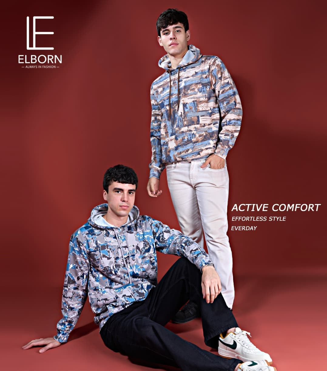 Eb Os 1865 Elborn Loopknit Mens Hoodies Wholesaler India