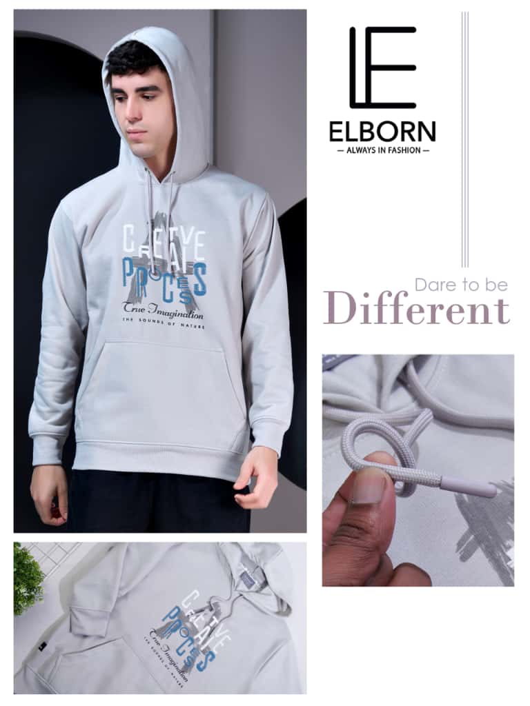 Eb Oy 1890 Elborn Loopknit Mens Hoodies Supplier Gujarat